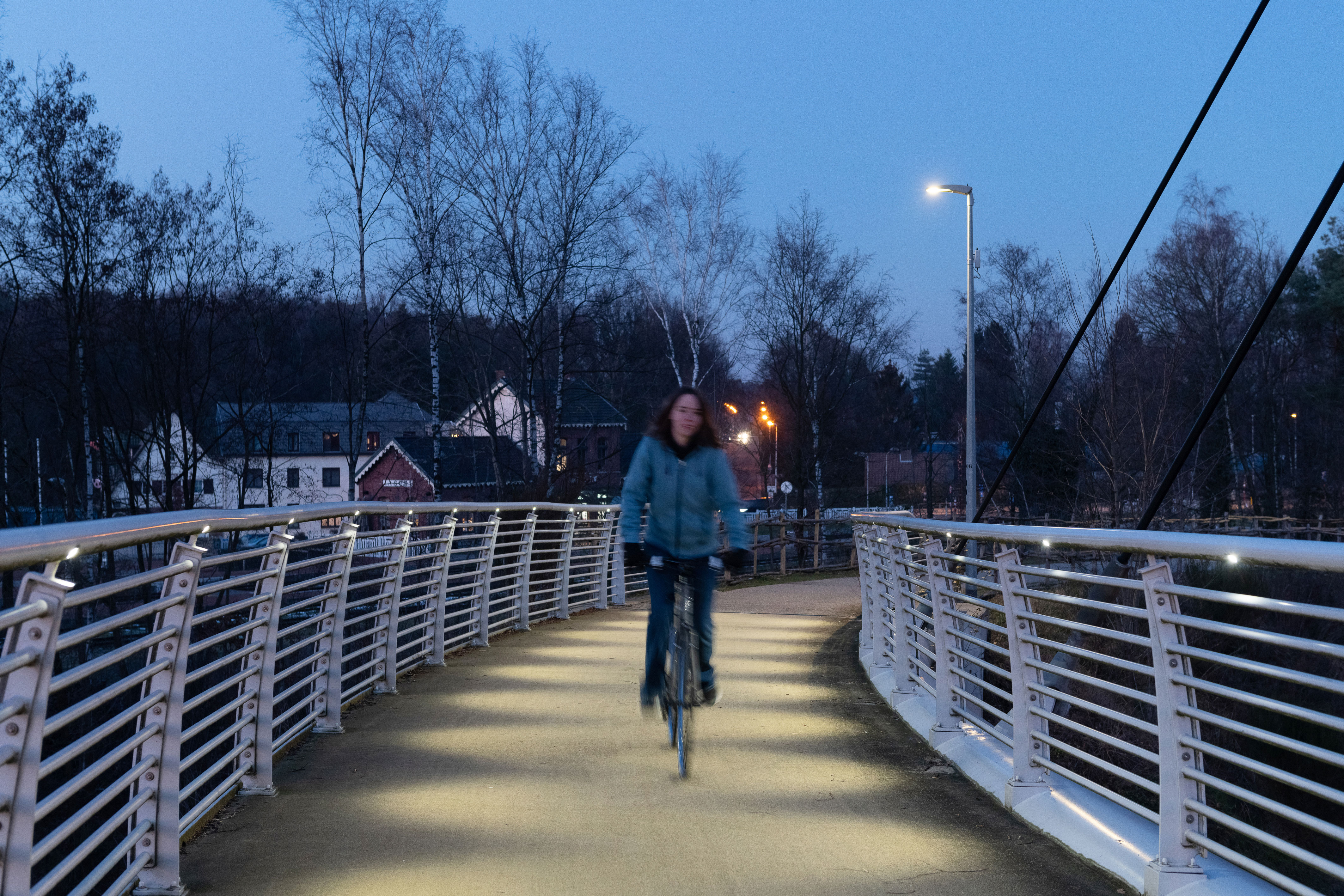 Teceo provides sustainable lighting solution for this bike path in As