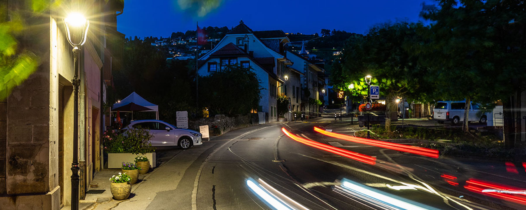 Energy-efficient lighting solutions by Schréder create residential streets where people feel safe at nightensure people feel safe 
