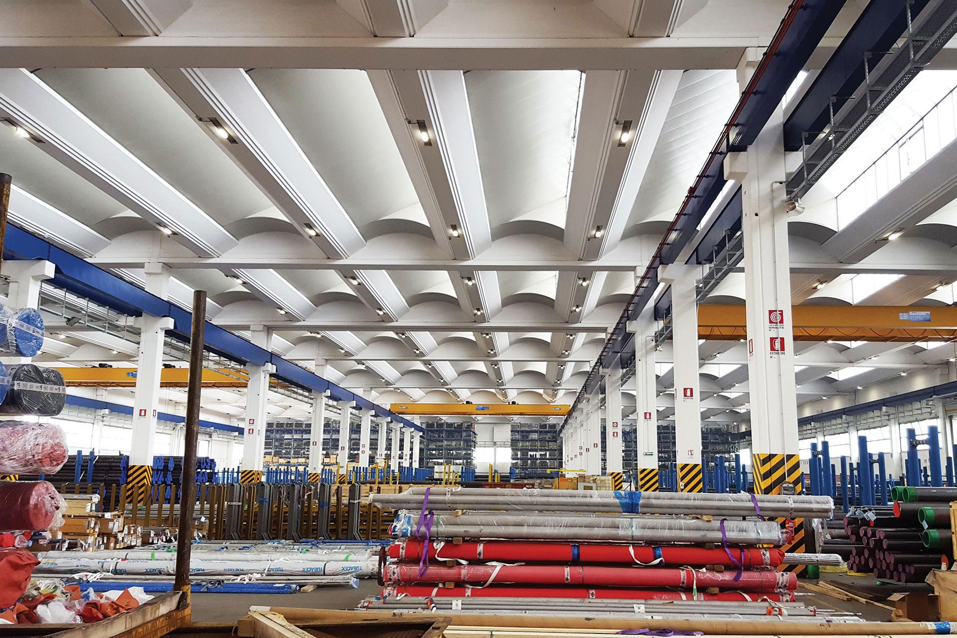 Industry lighting solution improves lighting levels while cutting costs for CTA in Milan