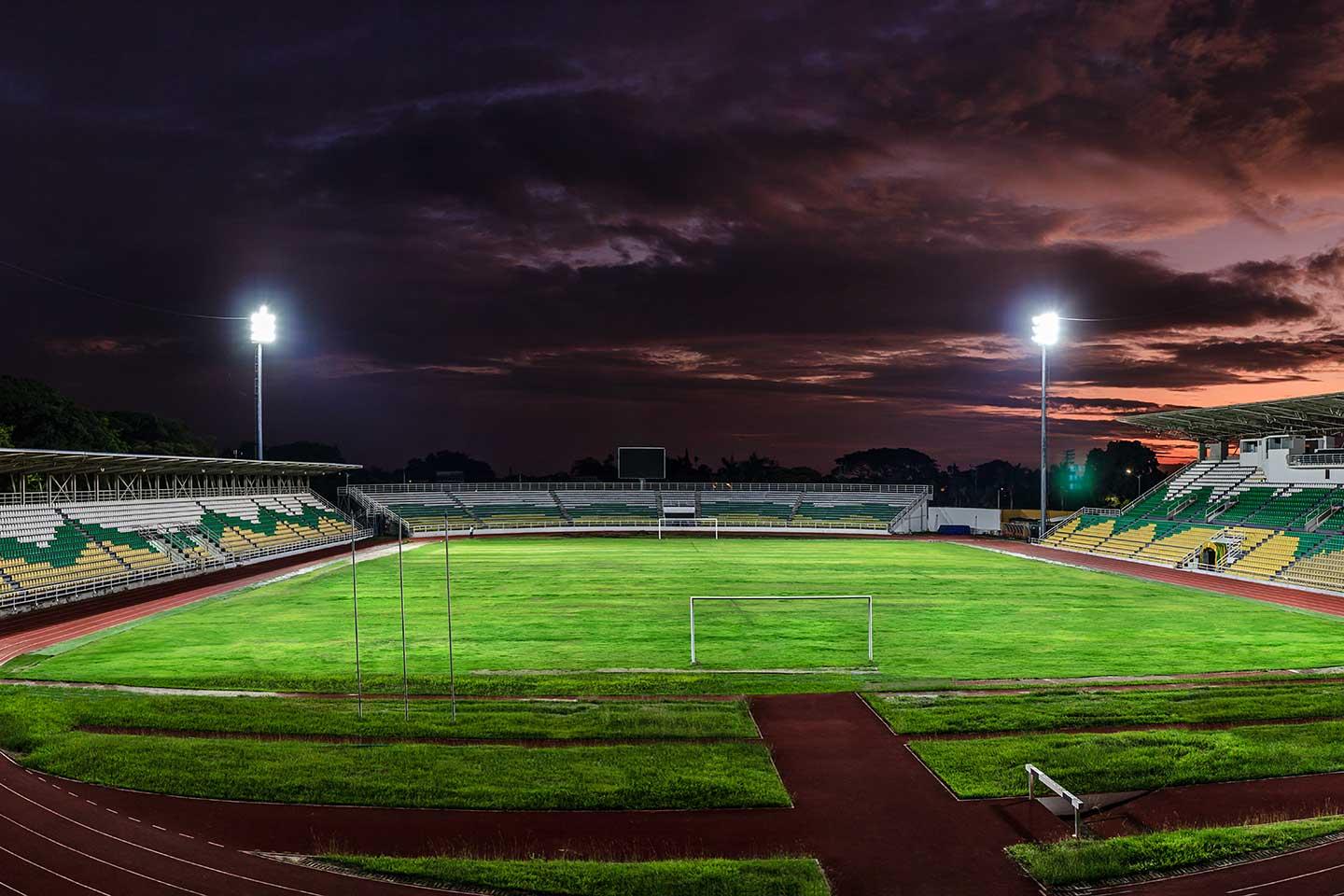 Energy efficient sports lighting solution improves quality of light at Francisco Rivera Escobar Stadium while reducing costs